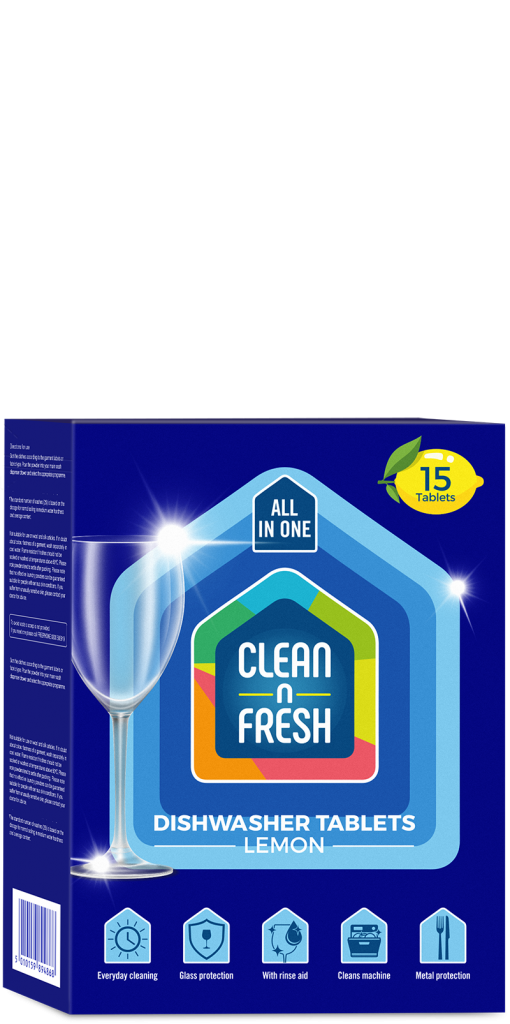 Clean n Fresh Lemon Dishwasher Tablets 15 Tablets